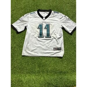 Nike Jersey Men XL Gray Philadelphia Eagles Carson Wentz #11 NFL On Field Player